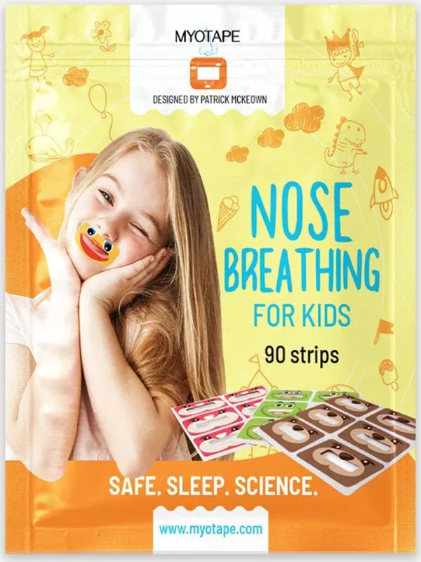 MYOTAPE - 90 ks - obrázková lepící páska pro děti na nácvik nosního dýchání