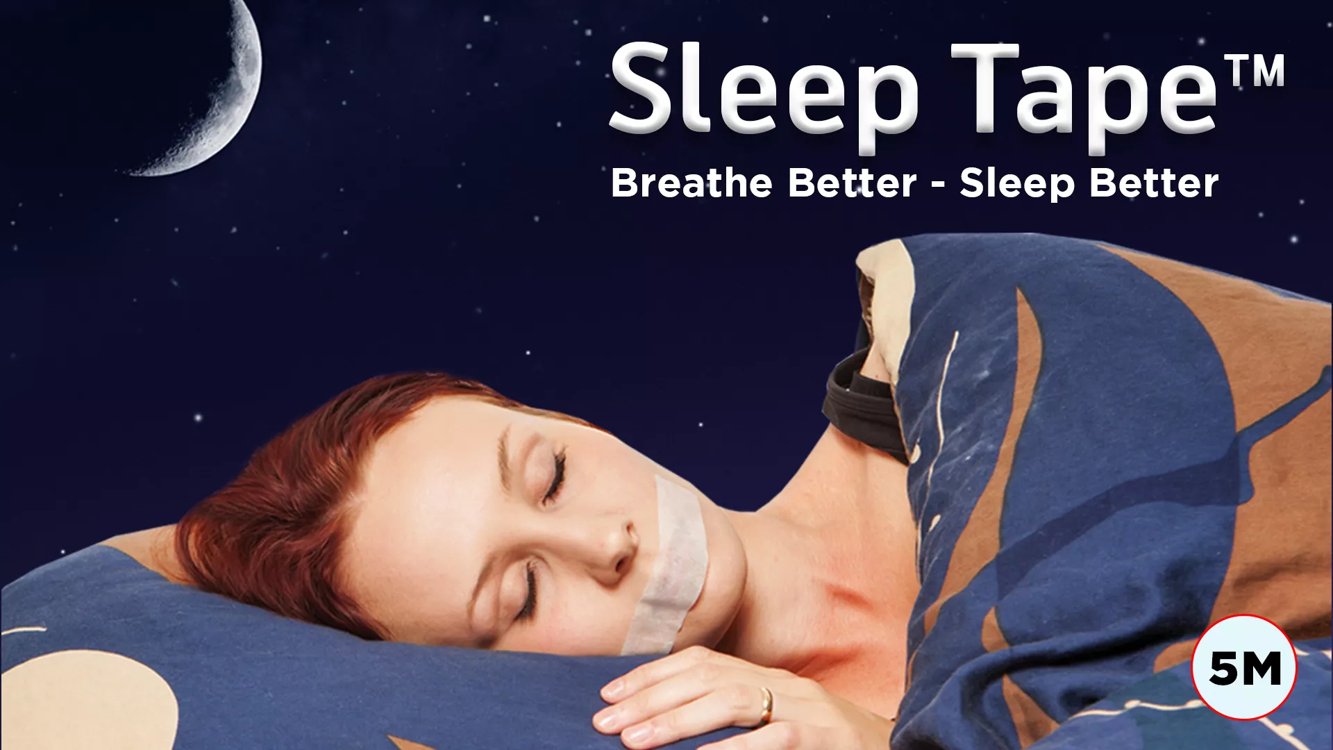 Sleep tape 5M - lepící páska pro dýchání nosem